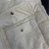 Tribal Women's Size XS Cream Solid Zip Mock Neck Vest