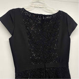 Tory Burch Size 6-S Women's Black Solid Sheath Dress