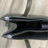 Coach Green Leather Solid Tote Handbag