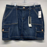 Liverpool Size 14 Women's Blue Stitches Cargo Skirt