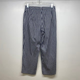 Lauren Ralph Lauren Size 4 Women's Navy-White Plaid Trouser Capri