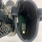 Ariat Fatbaby Size 7 Women's Black Embroidered Western Boots