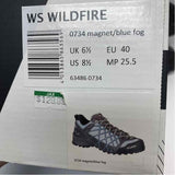 Salewa Size 8.5 Women's Black-BLue Color Block Hiking Shoes