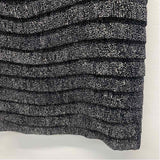 Adrianna Papell Size 12-L Women's Black-White Pattern Sheath Dress
