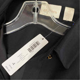 Chico's Women's Size 4-2x Black Solid Button Up Jacket