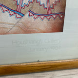 Natural Wood Framed Native American Print 5 Wise Men by Amado Maurilio Pena Jr.