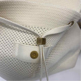 Rothy's Cream Fabric Cutout Backpack