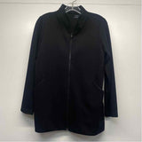 Eileen Fisher Women's Size S Black Solid Zip Mock Neck Jacket