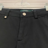 Lauren Ralph Lauren Size 4 Women's Black Solid Cargo Capri