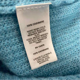 Vineyard Vines Size L Women's Blue Solid Pullover Sweater