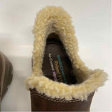 Skechers Size 7.5 Women's Brown Solid Ankle Booties
