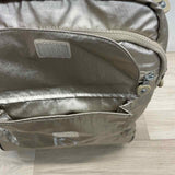 Kipling Gold Fabric Shimmer Backpack