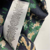 Mariacher Size L-M Women's Navy-Multicolor Pattern Button Up Shirt