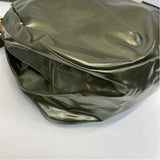 Brontibay Paris Green Fabric Solid Crossbody Handbag