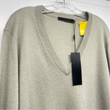 Jenni Kayne Size XXL Women's Light Green Solid Pullover Sweater