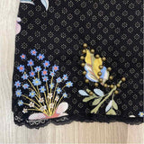Maeve-Anthropologie Size 6-S Women's Black-Multi Floral Shift Dress