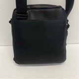 Tumi Solid Black Faux Leather Crossbody Men's Bag