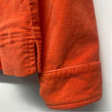 Fresh Produce Women's Size M Orange Solid Button Up Jacket