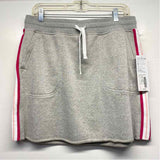 Krimson Klover Size L Women's Gray Tweed Pull On Skirt