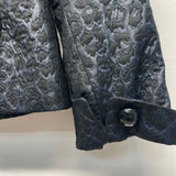 Charles Grey Women's Size 8-M Navy-Black Pattern Button Up Jacket