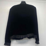 Nygard Women's Size 16-XXL Black Solid Open Front Jacket