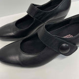 Munro Size 7 Women's Black Solid Mary Jane 2" Wedge Heels