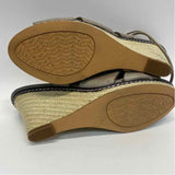 Circa Joan & David Size 8 Women's Taupe Solid Wedge Shoes