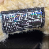 Skechers Size 7.5 Women's Brown Solid Ankle Booties