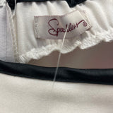 Speechless Size S Women's White Embossed Strapless Dress