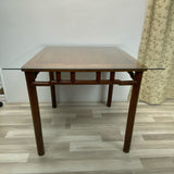 Antique Brown Bamboo Mahjong/ Huanghuali Table