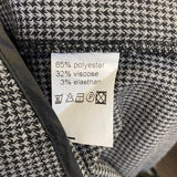 Vodka & Lemon Size 10-40 Women's Gray Houndstooth Faux Wrap Skirt