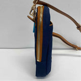 Nordace Blue Fabric Solid Siena Nexus Crossbody Handbag