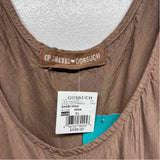 CP Shades Size Xl Women's Brown Solid Maxi Dress