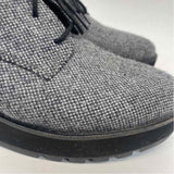 Eileen Fisher Size 7.5 Women's Gray Tweed Lace Up Shoes