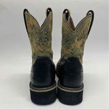 Ariat Size 7 Women's Black-Tan Beaded Western Boots