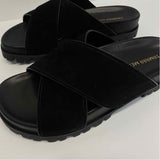Tamara Mellon Size 8 Women's Black Solid Slide Sandals