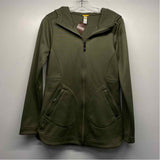 Lole Women's Size XS Green Solid Zip Up Coat