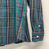 Frank & Eileen Est 1947 Size Xl Women's Green-Multi Plaid Button Up Shirt