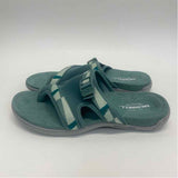 Merrell Size 8 Women's Green Pattern Camel Toe Sandals