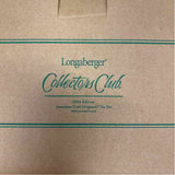 Longaberger Collectors Club Ivory Ceramic Teapot in Quilt Pattern