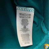 Michael Michael Kors Size S Women's Teal Solid Crew Neck Long Sleeve Top