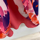 Eliza J Size 8-M Women's Coral-Multi Pattern Maxi Dress