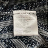 Jamie Sadock Size M Women's Peach-Multi Patchwork Zip Mock Neck Short Sleeve Top