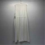 Haven Well Within Size Xl Women's White Solid Sleeveless Maxi Fit & Flare Dress