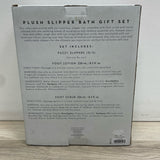 Wanderflower 3-Piece Plush Slipper Bath Gift Set