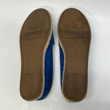 Franco Sarto Size 10 Women's Blue Beaded Slip On Shoes