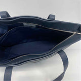 Knomo Mini Maddox Navy Leather Solid Tote Handbag