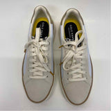 Cole Haan Size 7.5 Women's Beige-White Patchwork Lace Up Sneakers