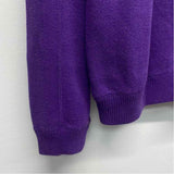 Tommy Bahama Size L Purple Knit Cotton Tweed Men's Men's Sweater