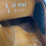 Allen Edmonds Warwick Shoe Size 8 EEE Brown Leather Solid Buckle Men's Shoes